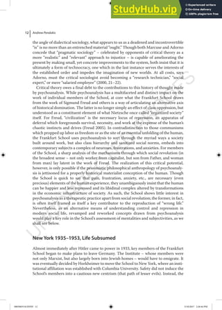 A Brief History Of Critical Theory | PDF