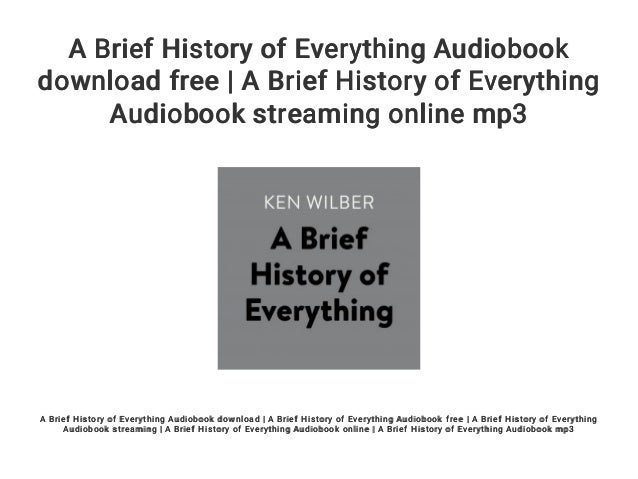 Download A Brief History Of Almost Everything Background
