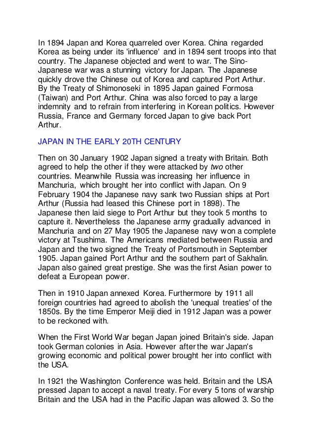 A Brief History Of Japan