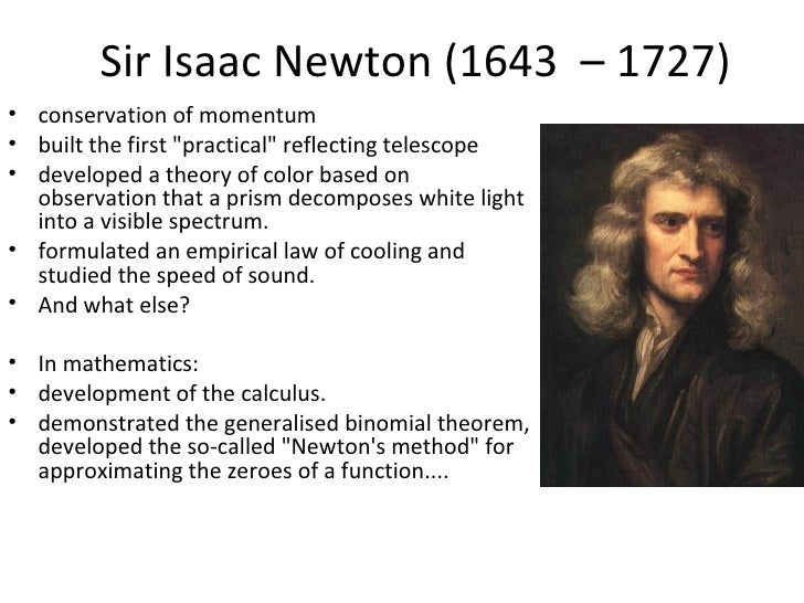 biography of isaac newton short