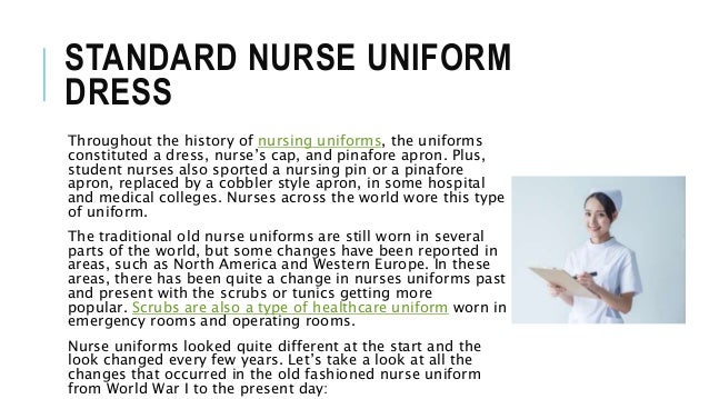 A brief history of nurse uniform | PPTX