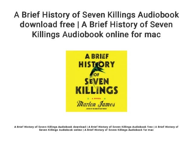 A Brief History Of Seven Killings Audiobook Download Free A Brief H
