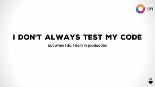A brief history of test