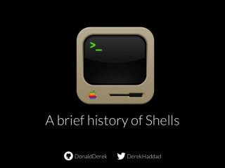 A brief history of the shell script (scripting languages)