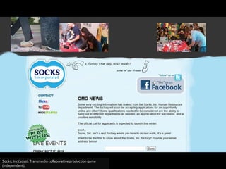 Don Draper Twitter feed (2008). Low-grade, ambient engagement opportunity to engage with Mad Men’s story world. <br />