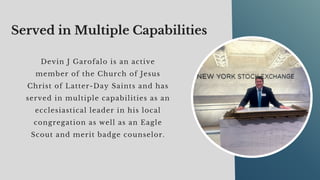 A Brief Introduction About Devin J Garofalo | PDF