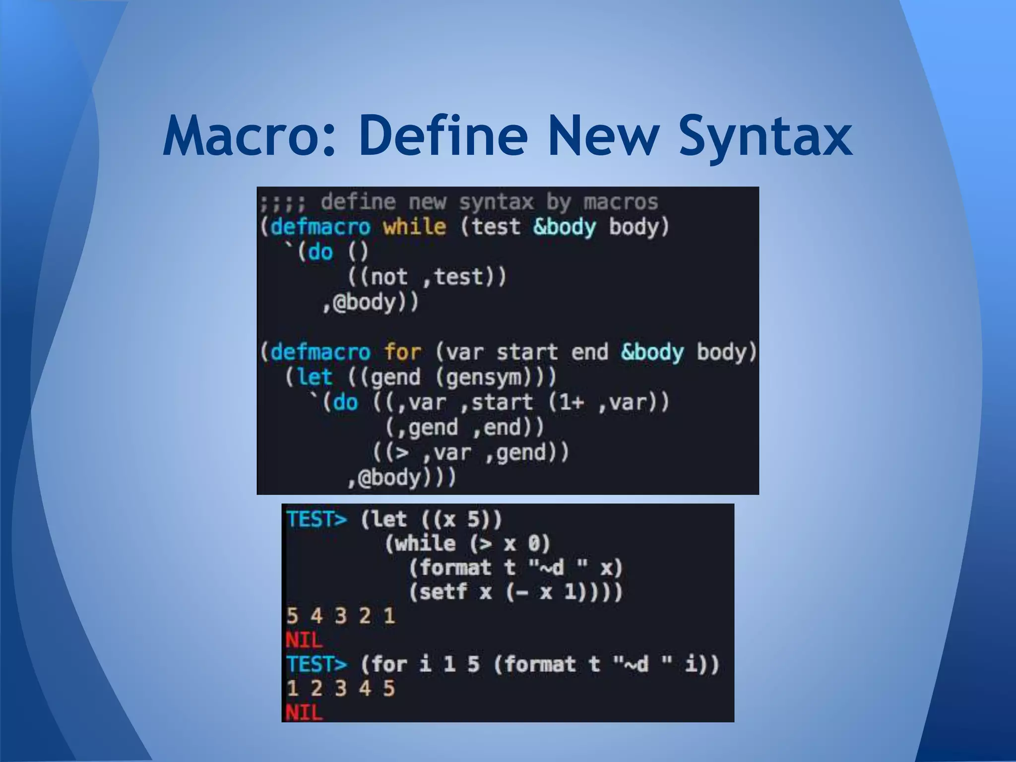 A brief introduction to lisp language | PPT