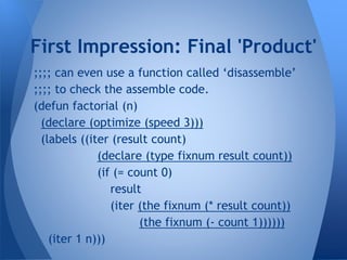 A brief introduction to lisp language | PPT