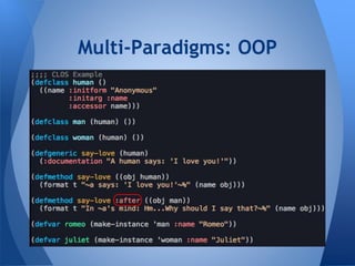 A brief introduction to lisp language | PPT