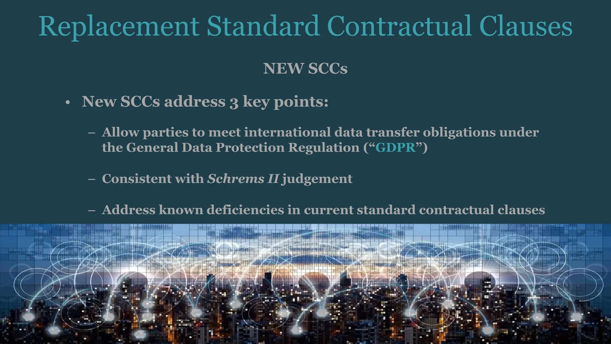 Standard Contractual Clauses 2021