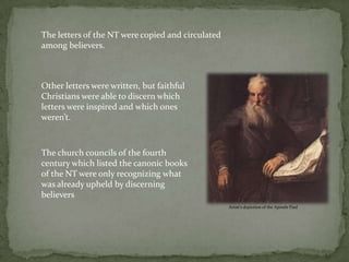 A Brief Introduction to the History of the New Testament | PPTX
