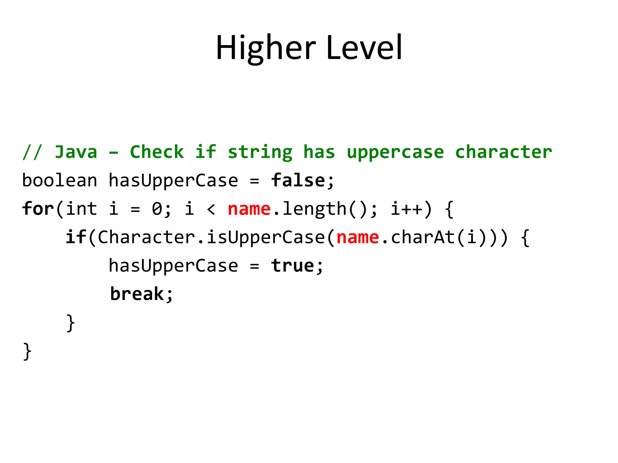Fewer Tests