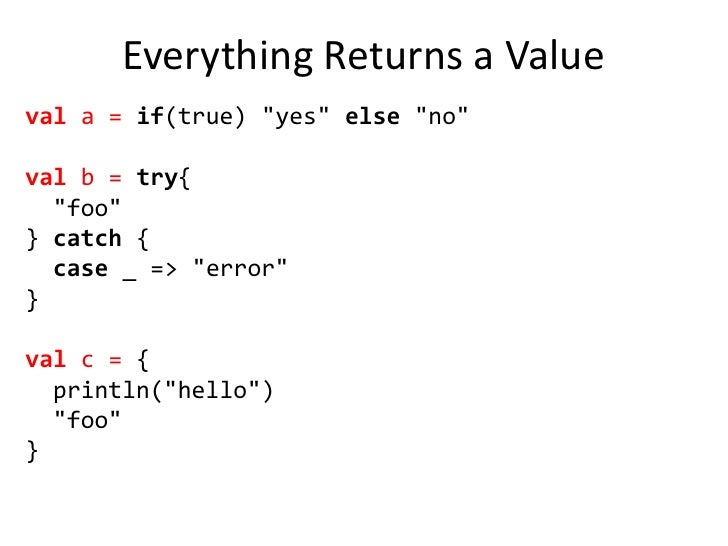 A Brief Intro to Scala
