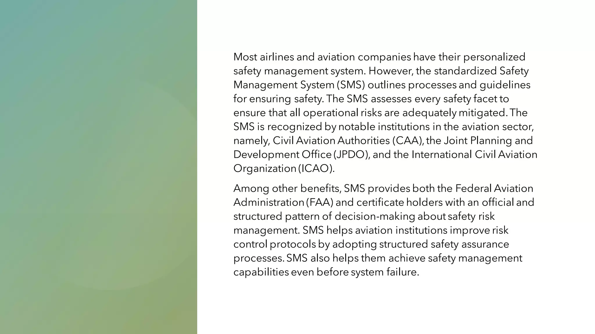 A Brief Look at Safety Management Systems in Aviation | PDF