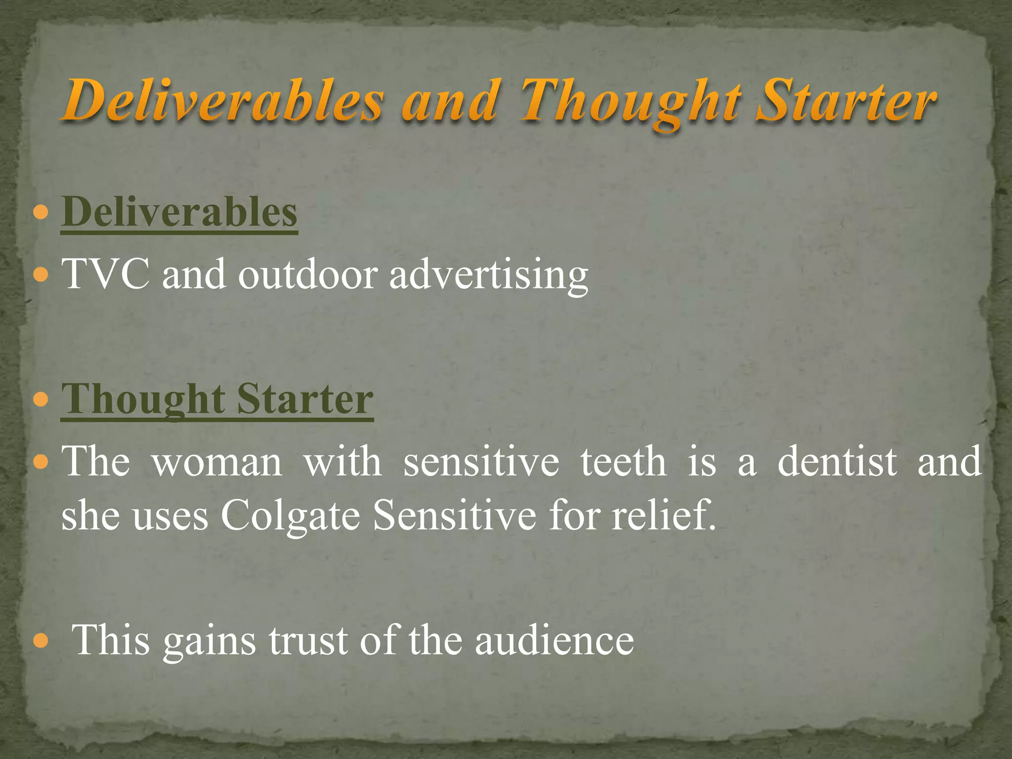 A brief on colgate | PPTX