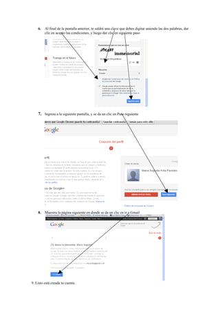 Abrir una cuenta de correo,