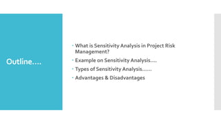 Sensitivity analysis | PPTX