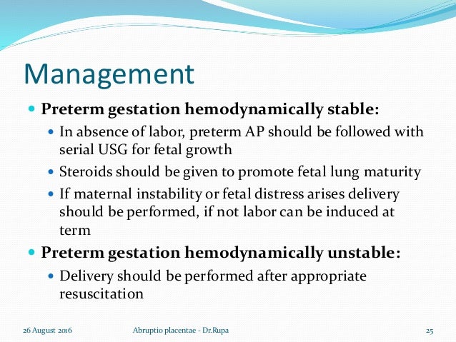 Steroids For Fetal Lung Maturity