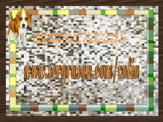 A gor a mesmo são 15:10 e hoj e é
Sexta-fei r a, 22 de J unho de 2012.
 