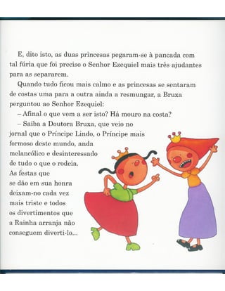 A bruxa esbrenhuxa, ilustrações por Carla Antunes