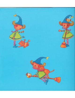 A bruxa esbrenhuxa, ilustrações por Carla Antunes