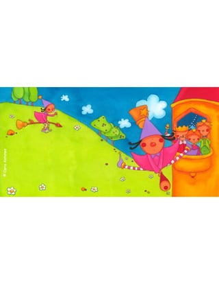 A bruxa esbrenhuxa, ilustrações por Carla Antunes