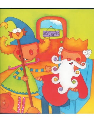 A bruxa esbrenhuxa, ilustrações por Carla Antunes