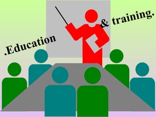 .Education
& training.
 