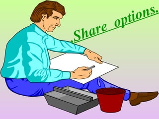 .Share options.
 