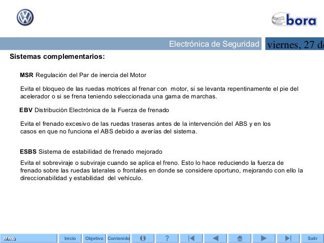 Sistema de control de inercia del motor (msr)