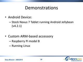 Leveraging the Android Open Accessory Protocol | PDF