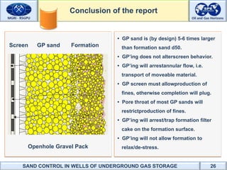 Ramil Absatdarov SAND CONTROL IN WELLS | PPT
