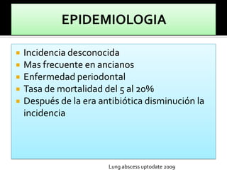  IMPRESIONES DIAGNÓSTICAS  :Tuberculosis pulmonar vs Absceso pulmonar Epilepsia 
