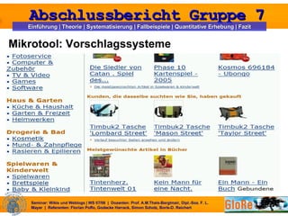 Mikrotool: Vorschlagssysteme 