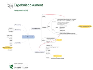 Gruppe Nr. 1
    HS 2010
 08.12.2010
               Ergebnisdokument
    Page 49


               Personensuche
 