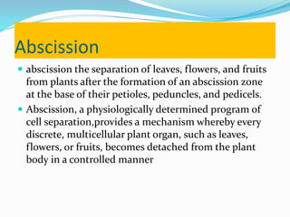 Abscission