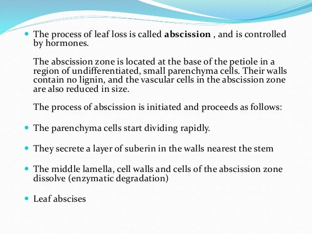 Abscission