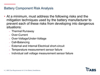 ABS Class Requirements Li-ion Battery Installations.pptx