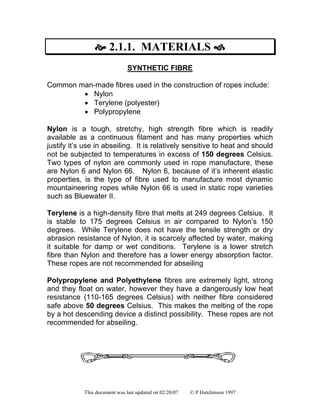 Abseiling techniques manual | PDF
