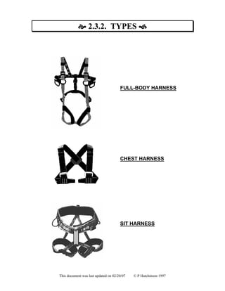 Harness Absailing Abseiling techniques manual | PDF