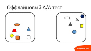 Оффлайновый А/А тест
 