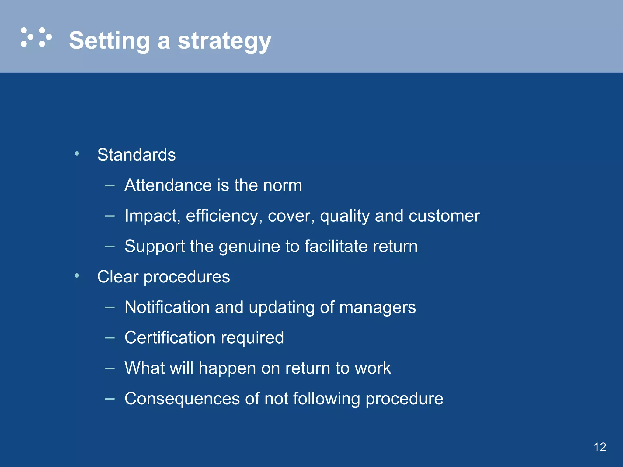 Absence Management Presentation | PPT