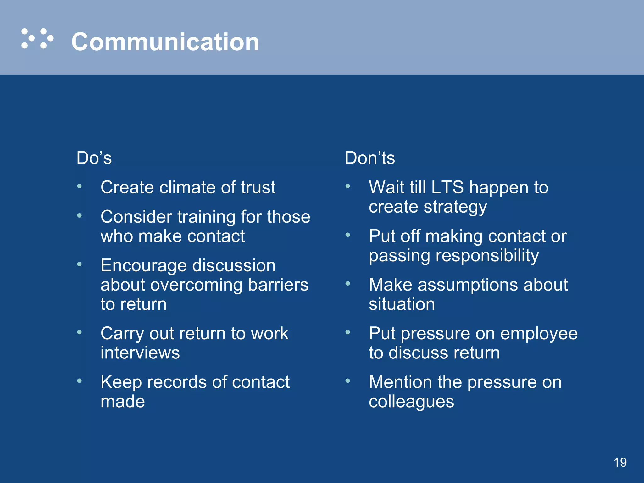 Absence Management Presentation | PPT