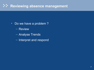 Absence Management Presentation | PPT