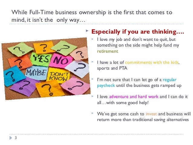 Absentee Owner Franchise Businesses
