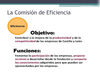 La Comisión de Eficiencia
 