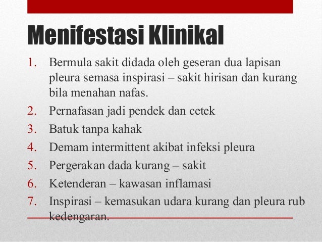 Abses paru-paru, Pleurisi dan Empyema