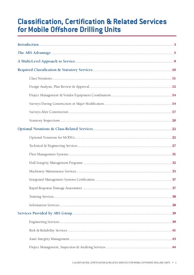 Abs MODU Capabilities
