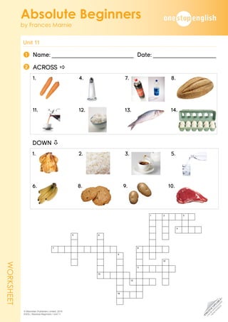 Absolute beginners food and drink | PDF