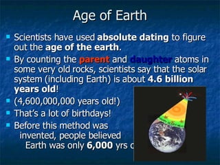 Absolute Dating 8.3 | PPT